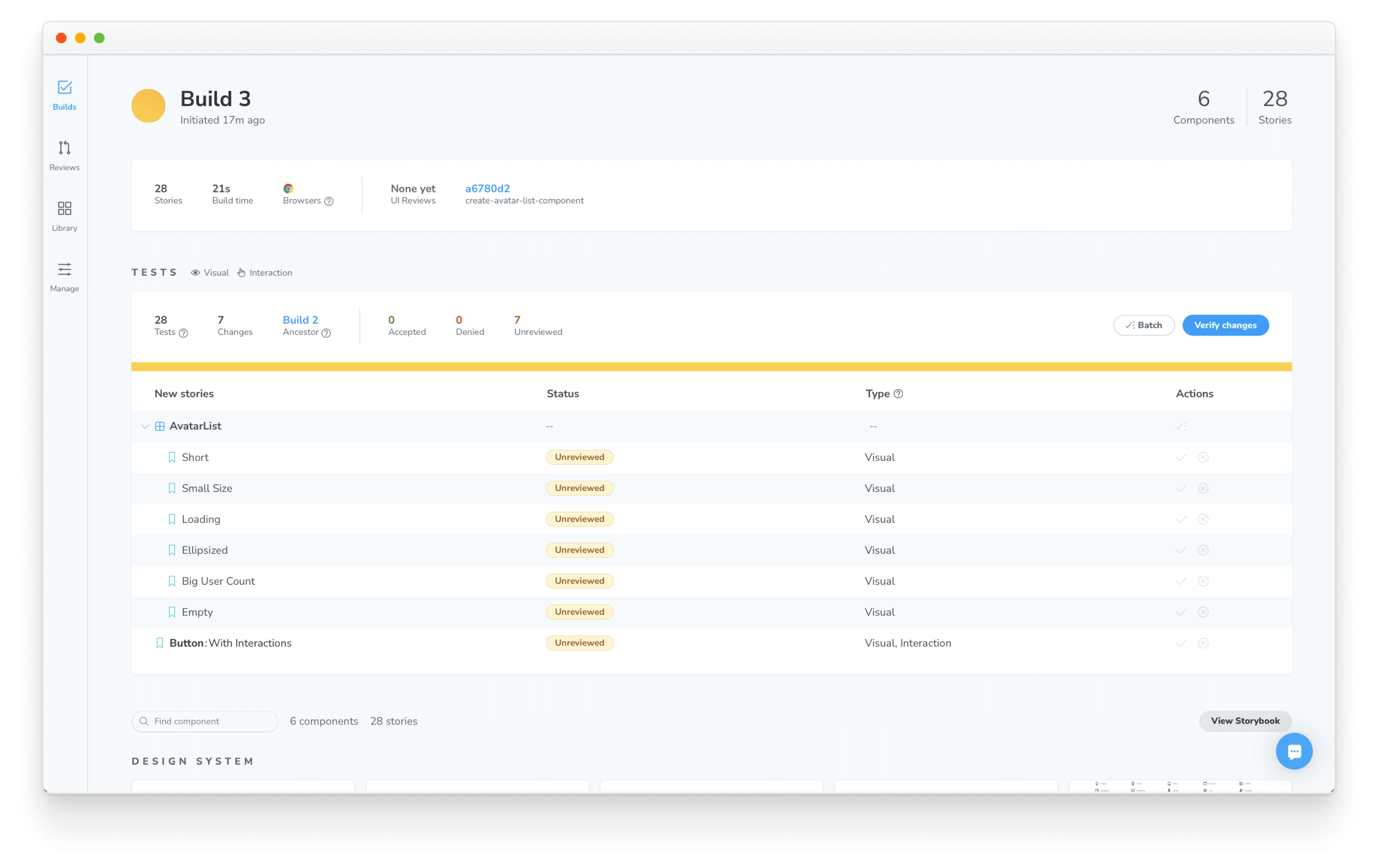 Chromatic changes to the AvatarList stories